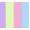 blue, green, lavender, pink 